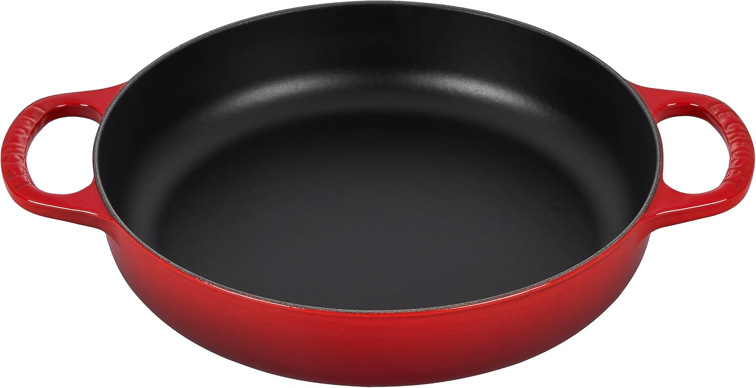 Le Creuset Signature Cast Iron Everyday Pan, 11', Cerise