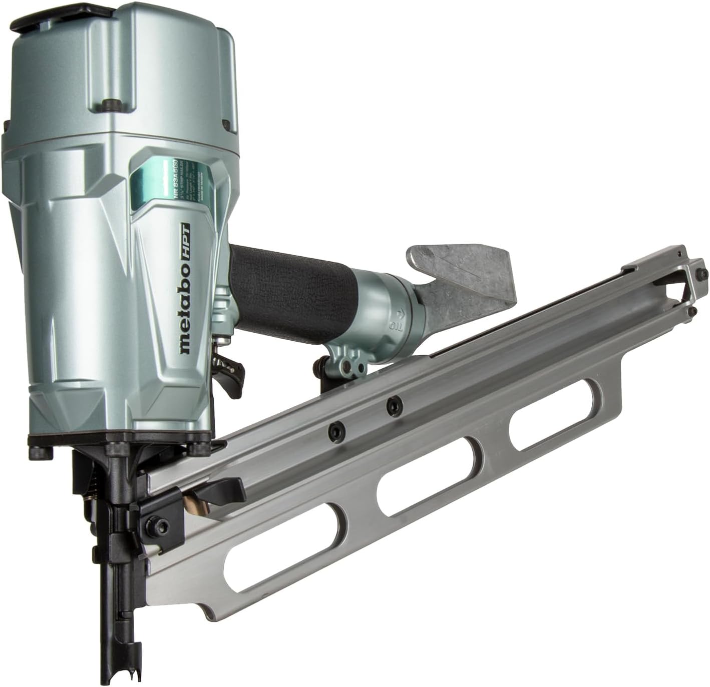 Metabo HPT Framing Nailer | High Grade Aluminum Magazine | Pneumatic | Framing Nails 2-Inch to 3-1/4-Inch | Rafter Hook | NR83A5(S1)