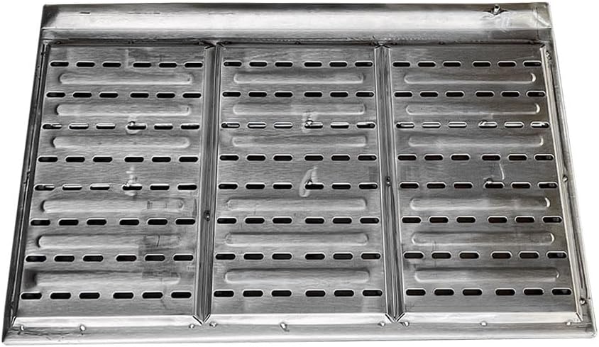Heavy Duty 36' x 20' Stainless Steel Flat Top Griddle Grill Plancha for Triple Burner Extra Rib Double Bottom