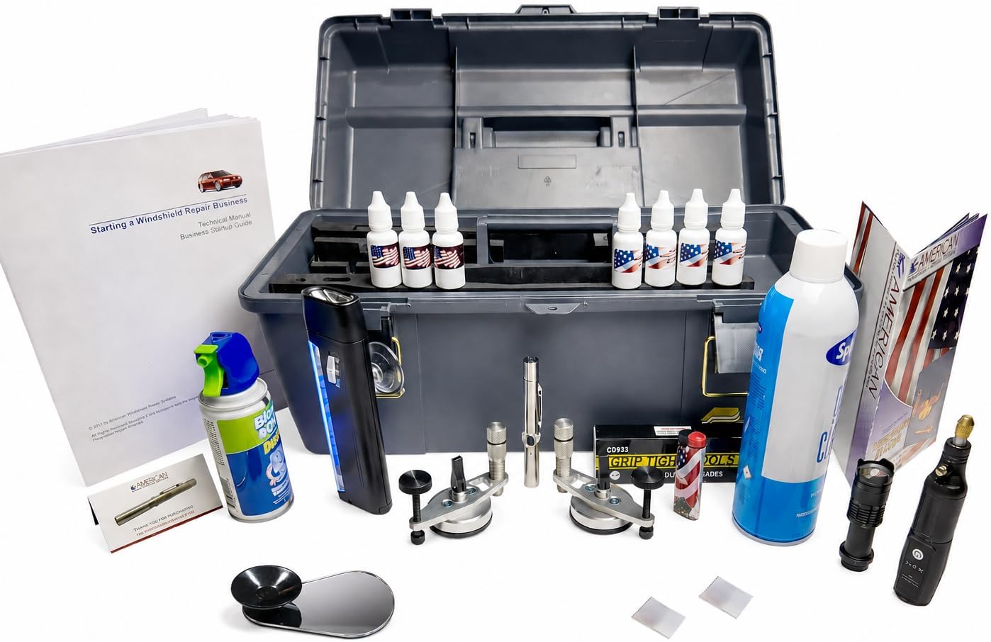 Windshield Repair Kit – American Master Auto Glass Crack & Chip Repair Kit