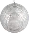 24 in Large Foam Disco Mirror Ball Hanging Party Decor Ornament for Wedding Birthday Christmas Holidays Home Stage Decorations