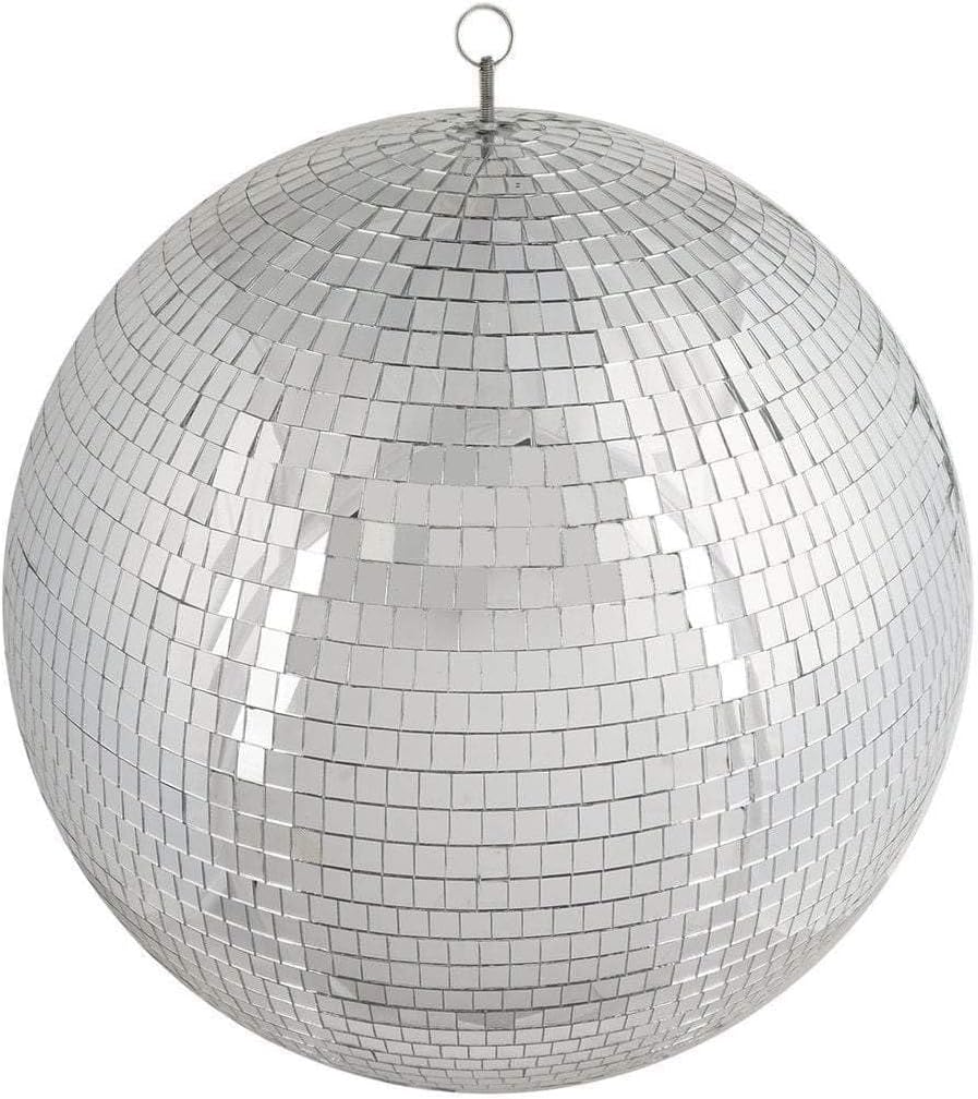 24 in Large Foam Disco Mirror Ball Hanging Party Decor Ornament for Wedding Birthday Christmas Holidays Home Stage Decorations