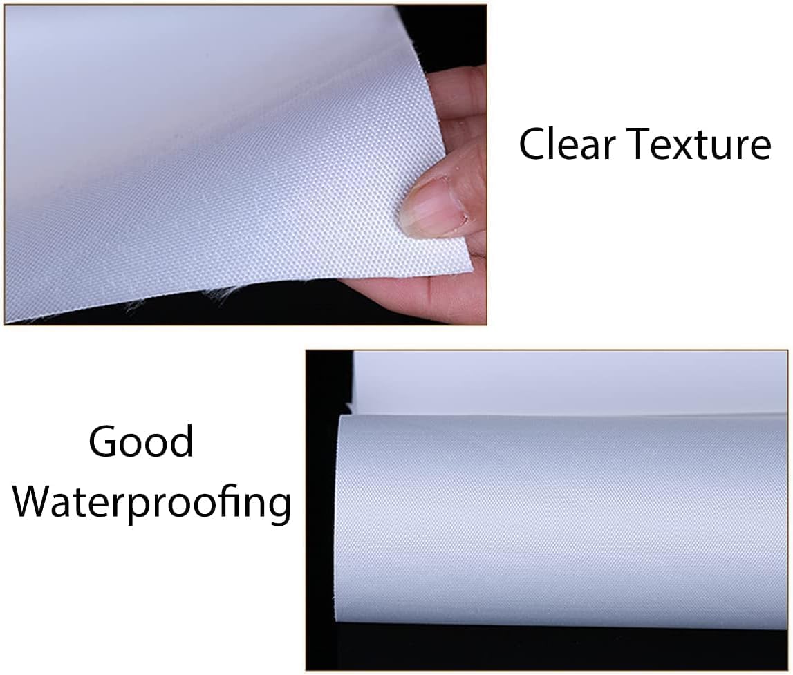 Premium Polyester Canvas Roll, Quick Dry, Wide Format Inkjet Printer Compatible, Perfect for Fine Art, Photography, Giclée Printing, Archival Quality Prints. (44' x100' Glossy ECO-Solvent Polyester)