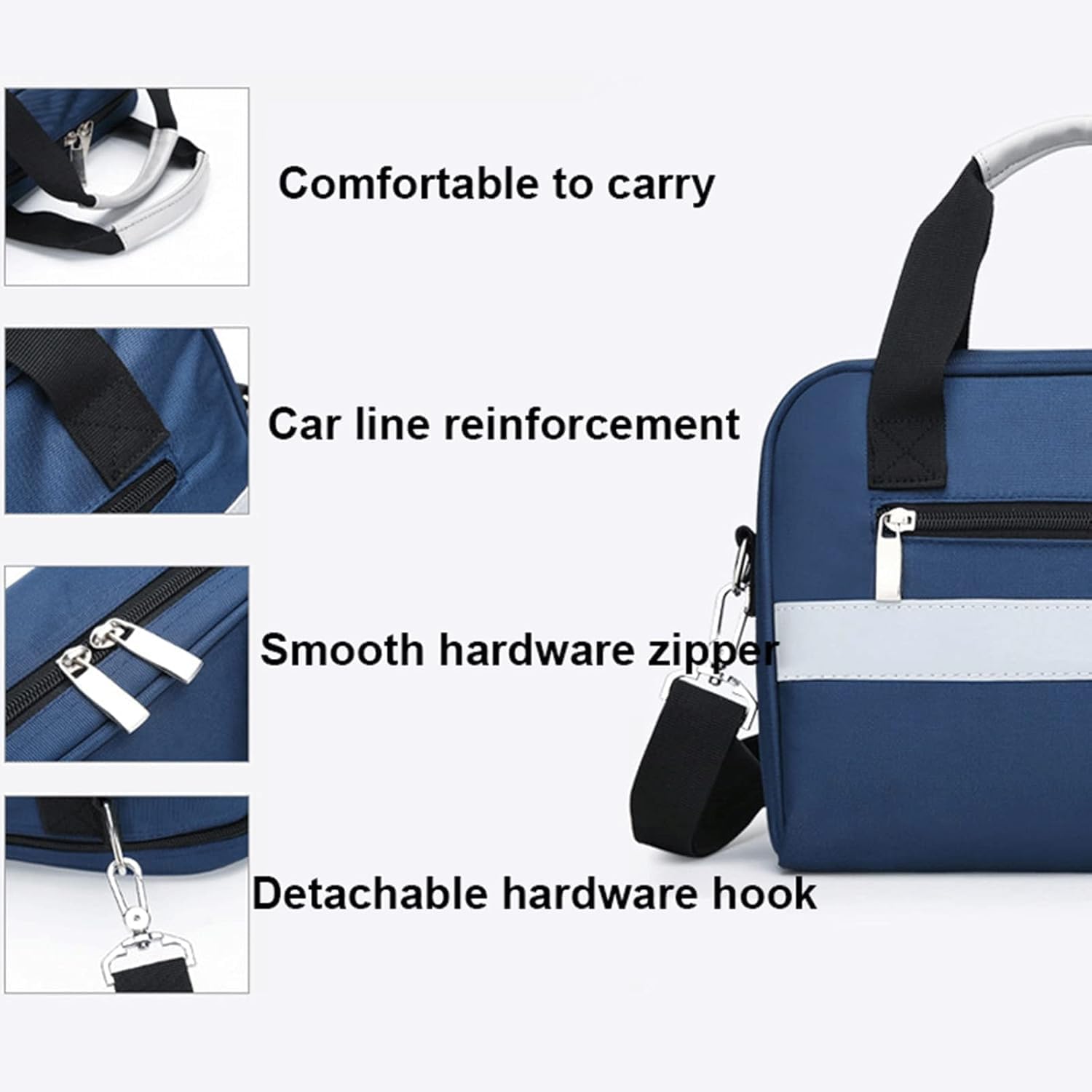 IOCCIOBB Emergency Trauma Bag, Portable Empty Medicine Bag First Aid Kits Bag With Multiple Pockets For Medical Supplies