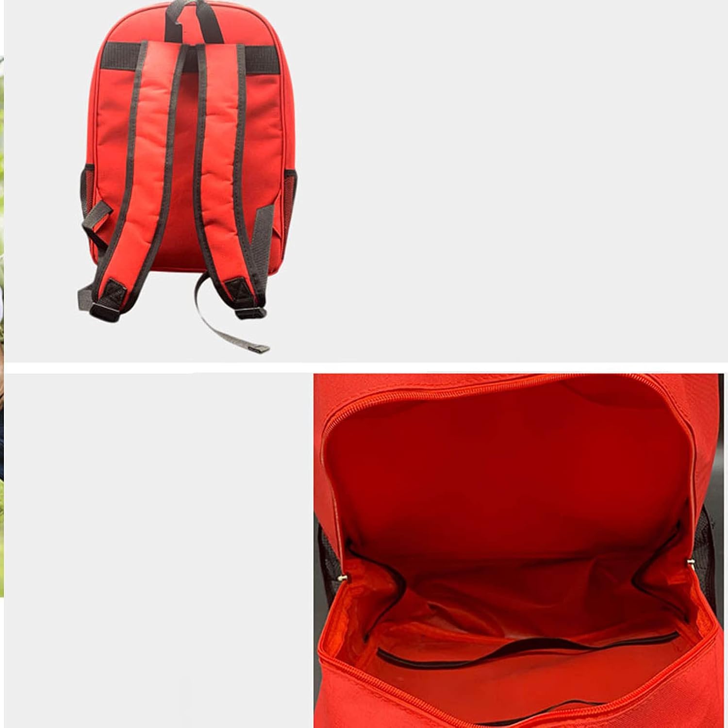Large Haversack Bag First Aid Kit, First Aid Kit Haversack Bag, Hard Protective Large Medicine Storage Case with Portable Shoulder Strap for Home Car Travel Camping and Outdoor Activities