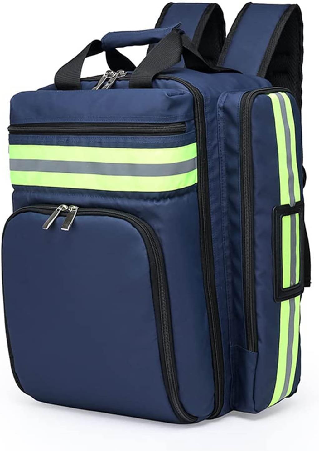 Empty First Aid Bag, Safety First Aid Empty Haversack Bag, Medication Storage Bag Portable Travel Medical Supplies Cosmetic Organizer Emergency Pill Medicine Tote Bag Outdoor Sport(Blue)