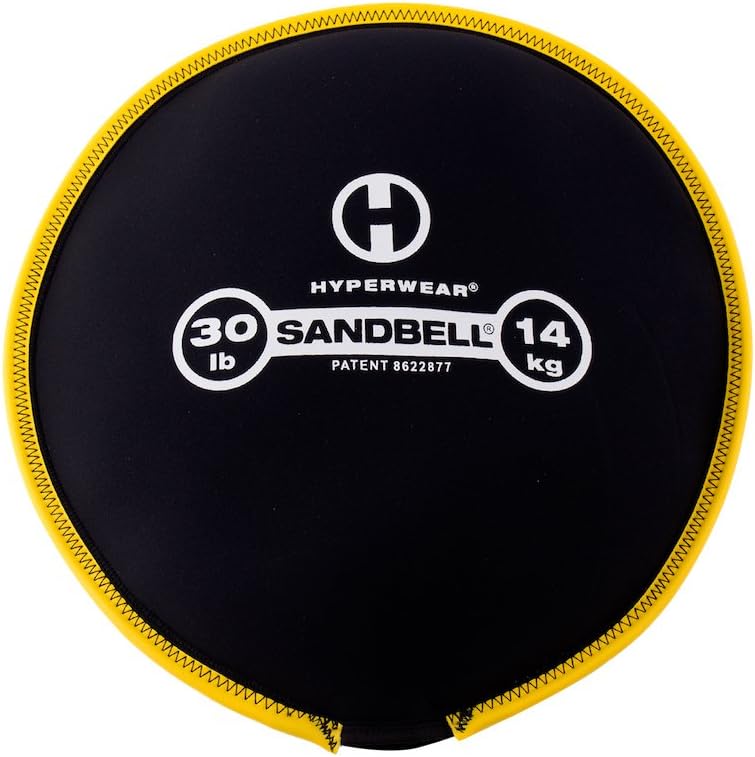 HYPERWEAR SandBell® Soft Sandbag Weight (2–50 lbs) – Pre-Filled with Clean USA Sand, Safe Soft Weight for Strength Training, HIIT, Functional Fitness, Rucking & Home Workouts