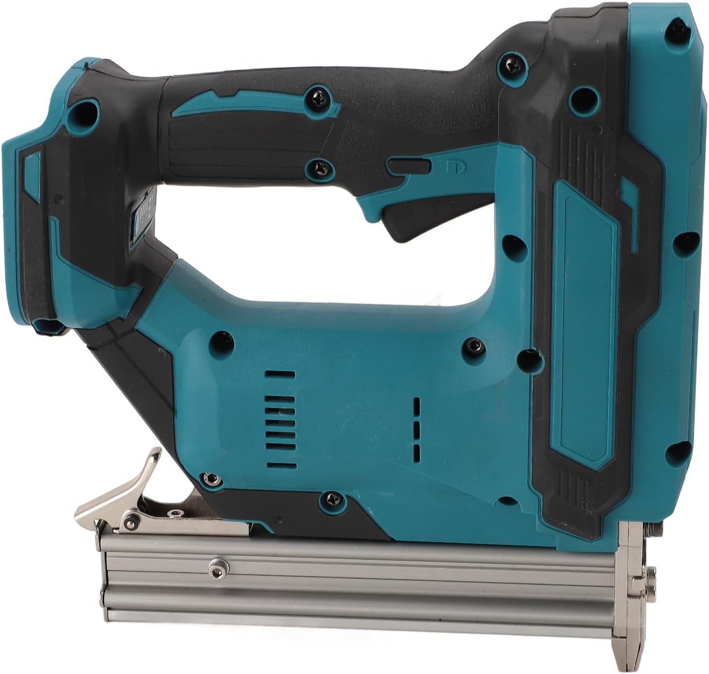 Cordless Brad Nailer Battery Powered 18V Li Ion Nail Gun Depth Adjustment Impact Drive Automatic Nailer for Indoor Decoration Woodworking ABS Metal 10 30MM Straight Nails 100PCS