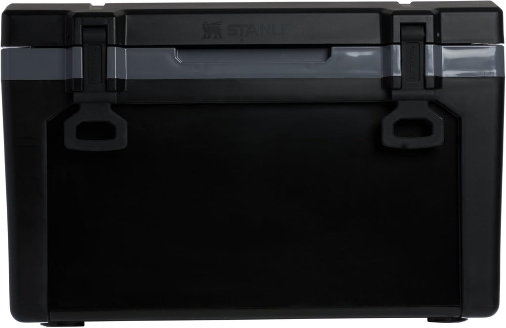Stanley Adventure Outdoor Cooler 50 qt | Heavy Duty Outdoor Camping Cooler with Easy Carry Side Handles | 6 Days Cooling Ice Chest for 82 Cans | Flat Top Doubles as Seat | BPA-Free | Black 2.0