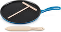 Le Creuset Enameled Cast Iron Traditional Round Crepe Pan, 10.25', Marseille