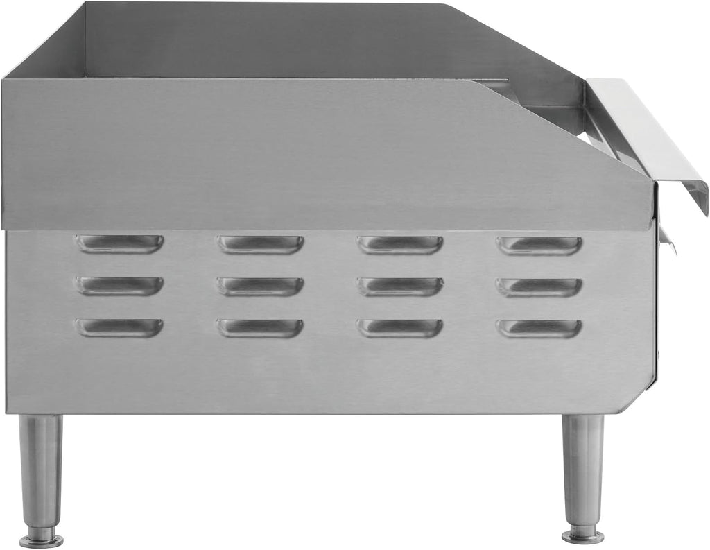 Kratos 24' Commercial Electric Countertop Griddle, Flat Top Stainless Steel Grill for Restaurants, 208/240V, 2675-3560 Watts (29M-006)