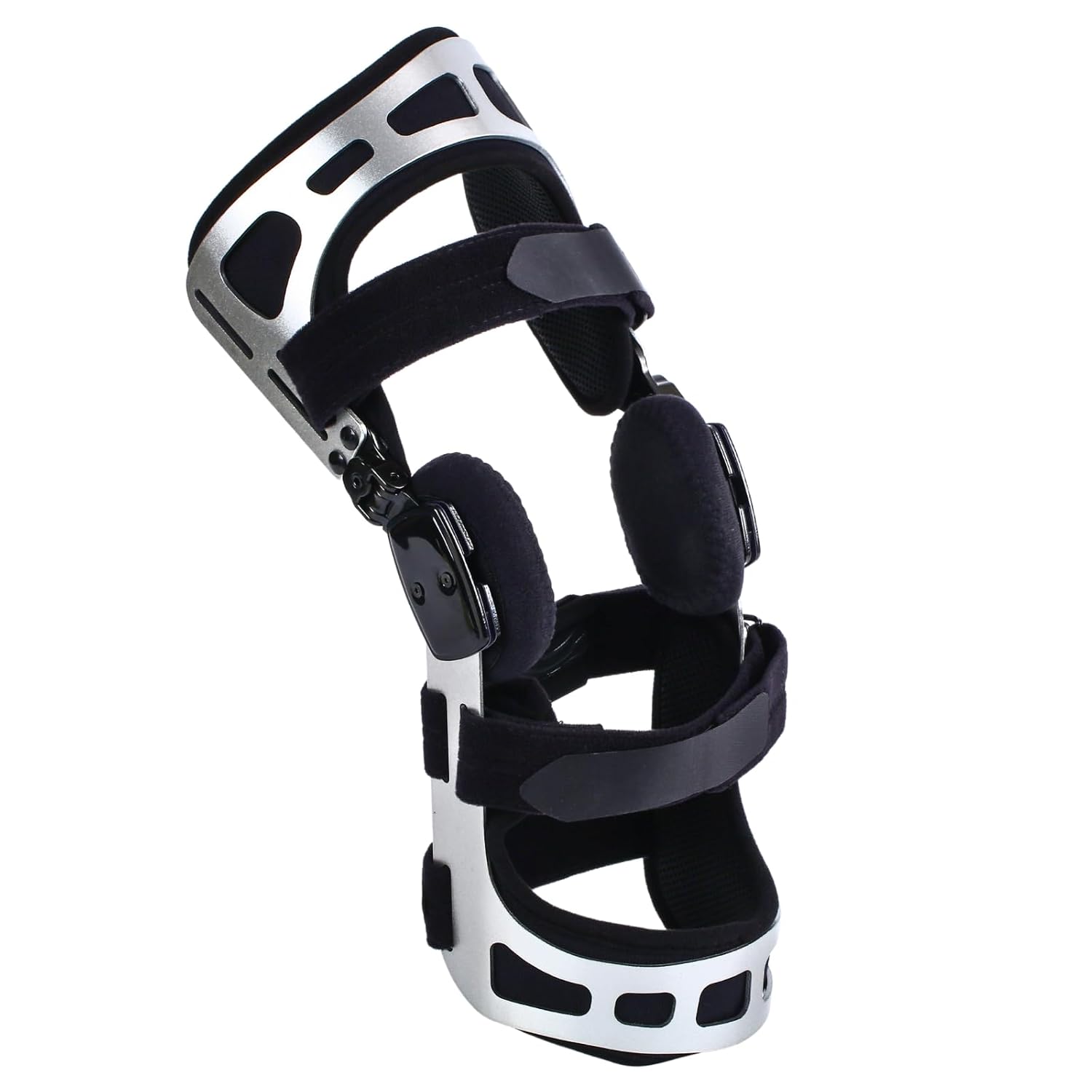 OA Unloader Knee Brace, Double Upright Unloader Knee Brace for ACL, PCL, Mild Osteoarthritis, Bone-on-Bone Pain and Meniscus Tear, Dual Unloading Support for Medial and Lateral Compartment (S-Right)