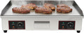 30' Commercial Electric Griddle, 110V 3000W Electric Stainless Steel Countertop Flat Top Griddle Electric Flat Top Grill Teppanyaki Grill with Adjustable Temperature Control 122-572℉ (No Plug)