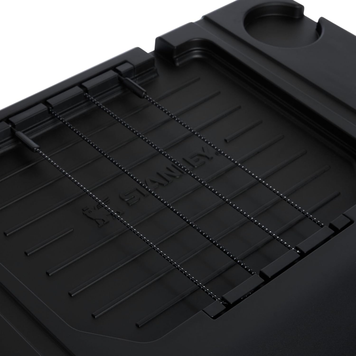Stanley Adventure Outdoor Cooler 50 qt | Heavy Duty Outdoor Camping Cooler with Easy Carry Side Handles | 6 Days Cooling Ice Chest for 82 Cans | Flat Top Doubles as Seat | BPA-Free | Black 2.0