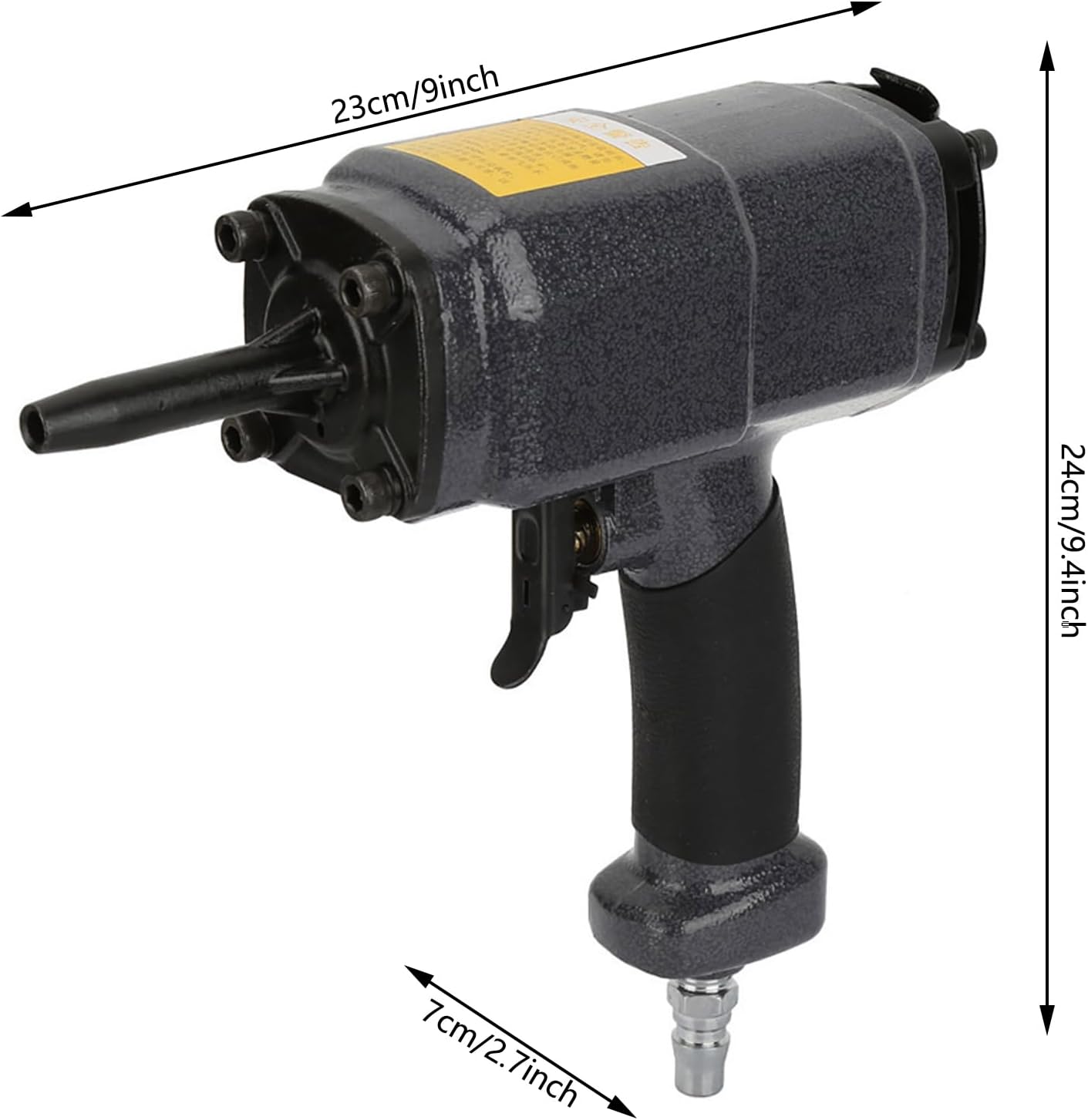 Pneumatic Brad Nailer, Professional Pneumatic Nail Remover, Heavy Duty Professional Air Punch Nailer, for Wood Workpieces, Nail Remover, Nail Puller, Denailer Removes