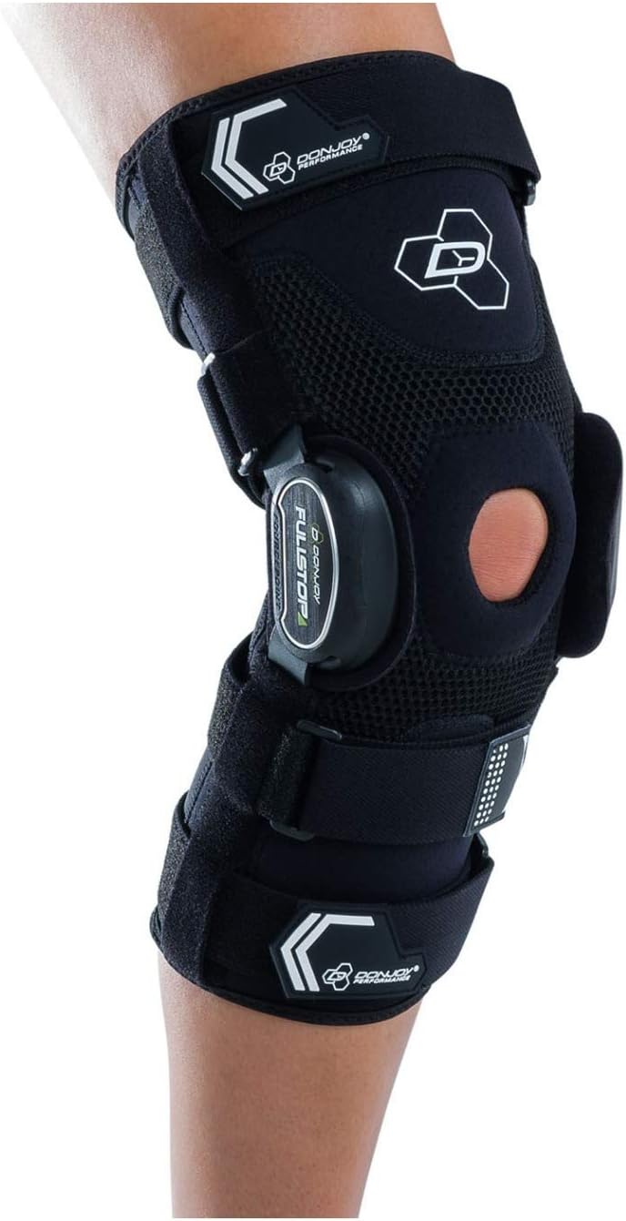 DonJoy Performance BIONIC FULLSTOP Knee Brace - ACL, Meniscus Injuries, Joint and Patella Instabilities, Moterate Sprains