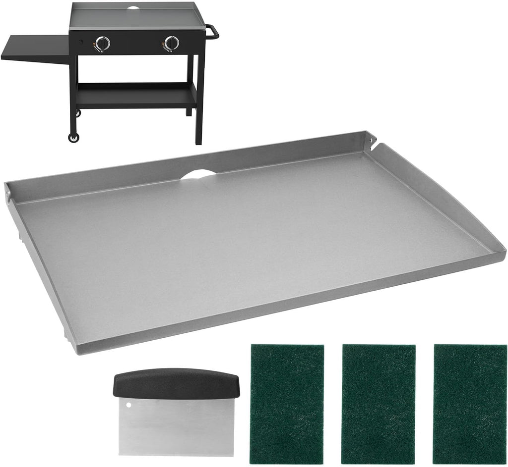 Flat Top Grill Griddle with Grease Cup Tray and Aluminum Drip Pans for Blackstone 28 inch Table Top Griddle,Replacement Parts for Blackstone 28-inch Grill Accessories