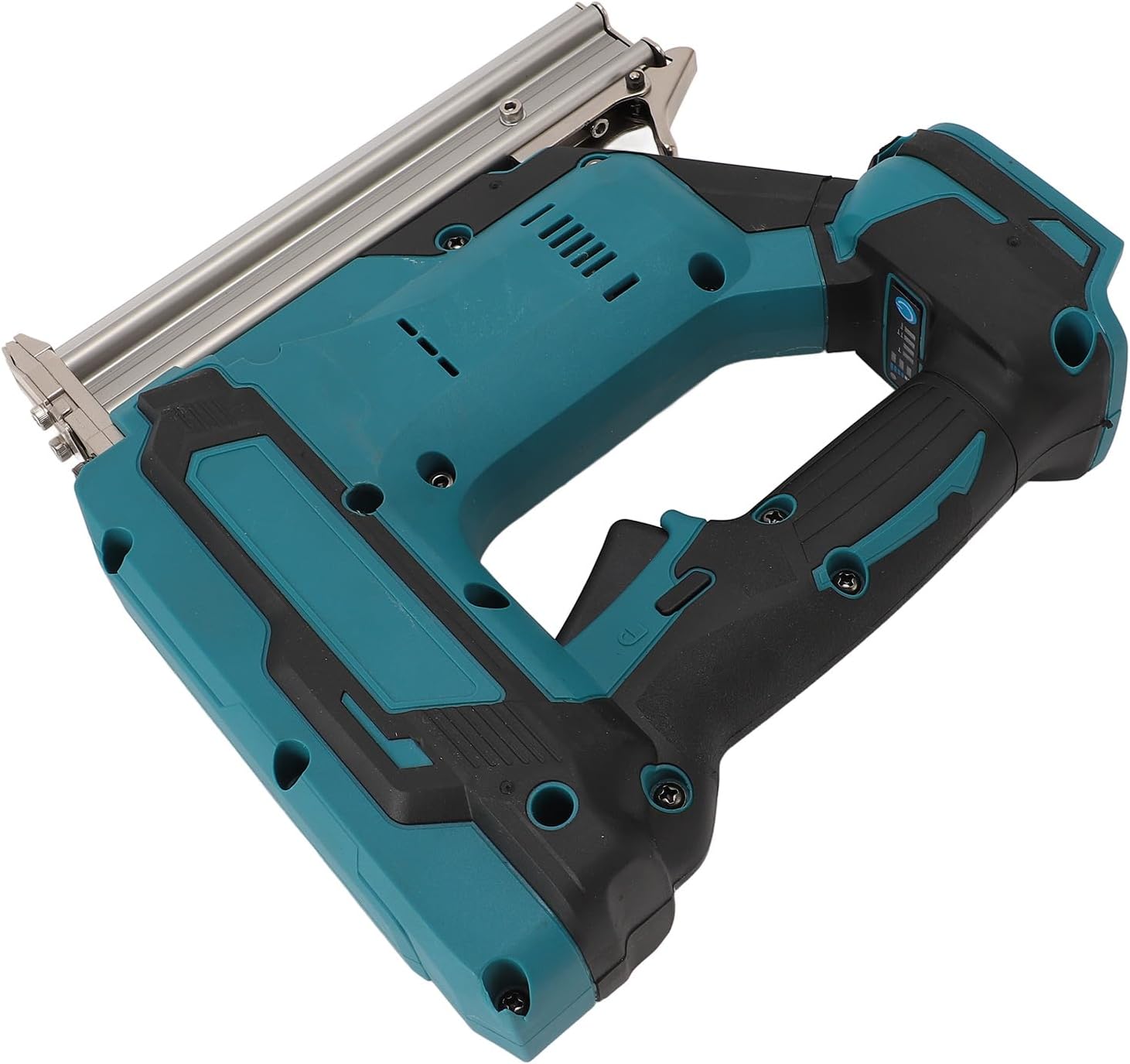 Cordless Brad Nailer, Battery Powered with Depth Adjustment, 100PCS Nail Capacity for Woodworking Upholstery