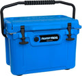 USA Made Frosted Frog 20 Quart Ice Chest Heavy Duty High Performance Roto-Molded Commercial Grade Insulated Cooler