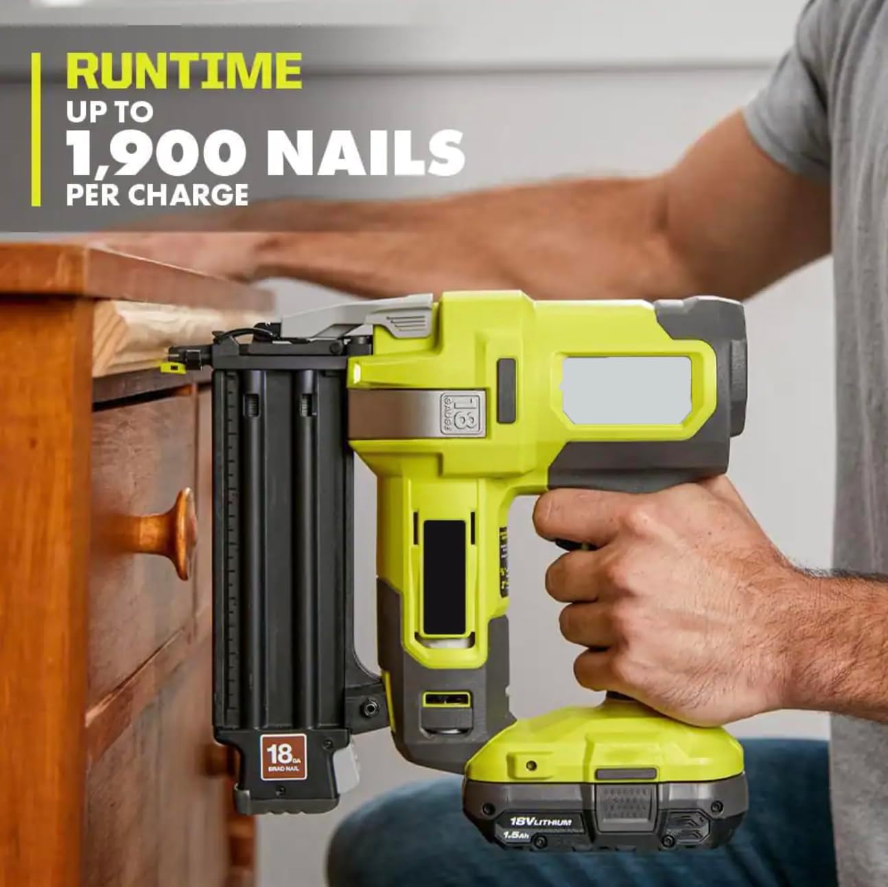 P321 Fits for RYOBI 18V 18-Gauge Cordless AirStrike Brad Nailer (Tool Only)