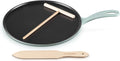 Le Creuset Enameled Cast Iron Traditional Round Crepe Pan, 10.25', Sea Salt