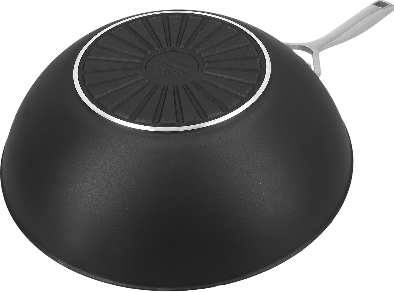 Demeyere AluPro 5, Ceramic 12-inch Aluminum Nonstick Wok, Ceramic Nonstick Coating, Lightweight Construction, Compatible with all Cooking Surfaces