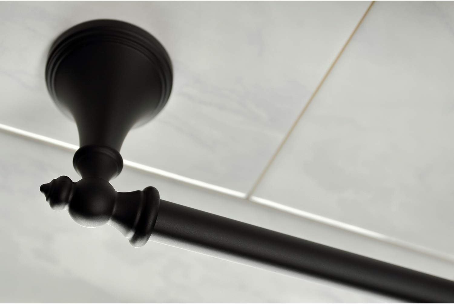 Kingston Brass BAHK1612478K Naples Bathroom Hardware Set, Matte Black 27.56 x 6.13 x 2.25