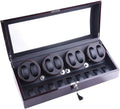 XTELARY Automatic Watch Winder, Watch Winders with 8 Winder Positions, 9 Storage Spaces, Super Quiet Motor, 4 Rotation Modes, and Dual Power Supply for Men and Women Watches