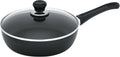 Scanpan Classic 3.25 quarts (11 inch) Nonstick Saute Pan with Lid – Compatible with Gas and Electric Stovetops, Metal Utensil Safe, Oven Safe to 500°F, Dishwasher Safe