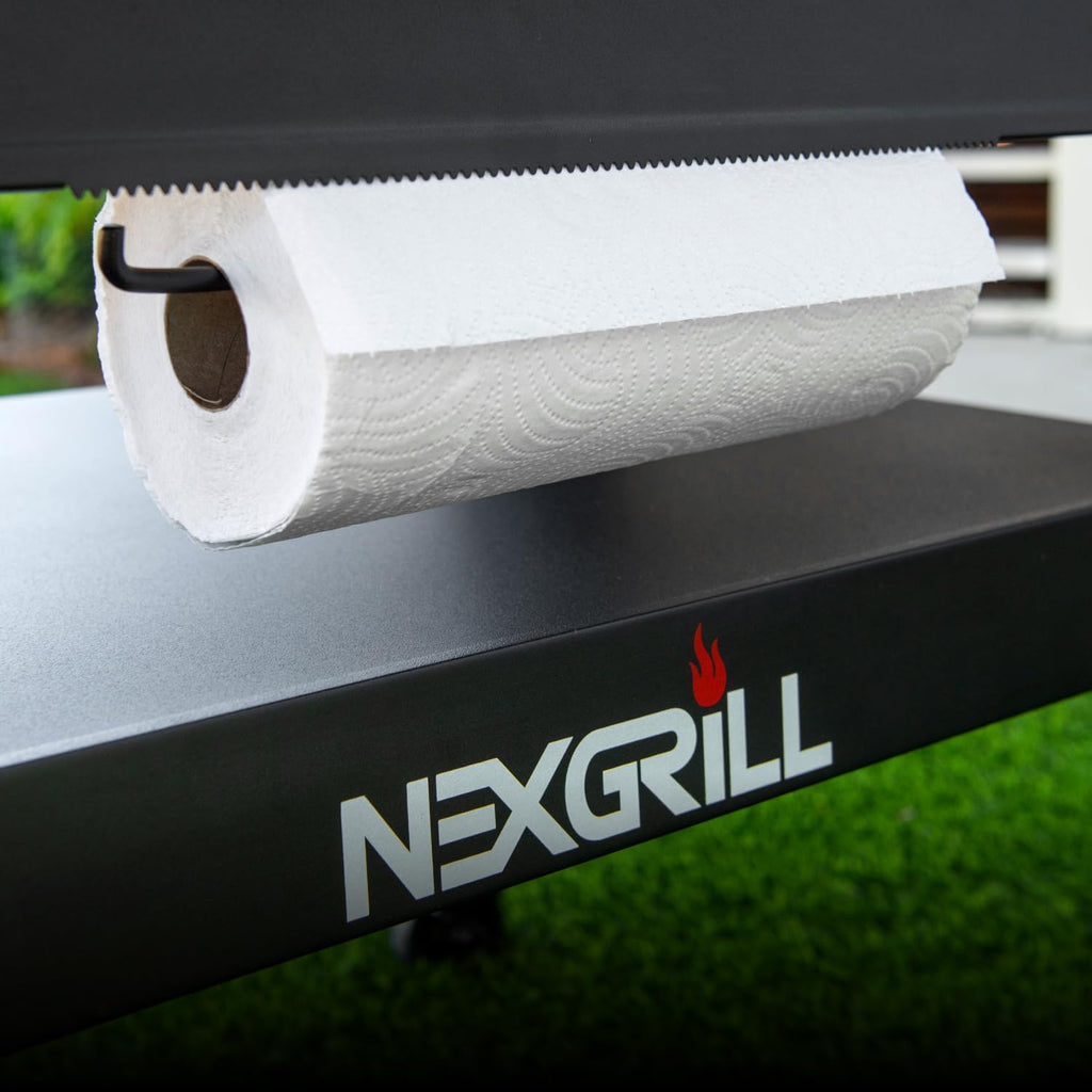 Nexgrill Daytona 4-Burner Propane Gas Griddle with Side Tables, 60000 BTU Flat Top Grill, 756 SQ In. Hot-Rolled Steel Cooking Space, Outdoor Cooking Barbeque, Black/Silver - 720-1058A