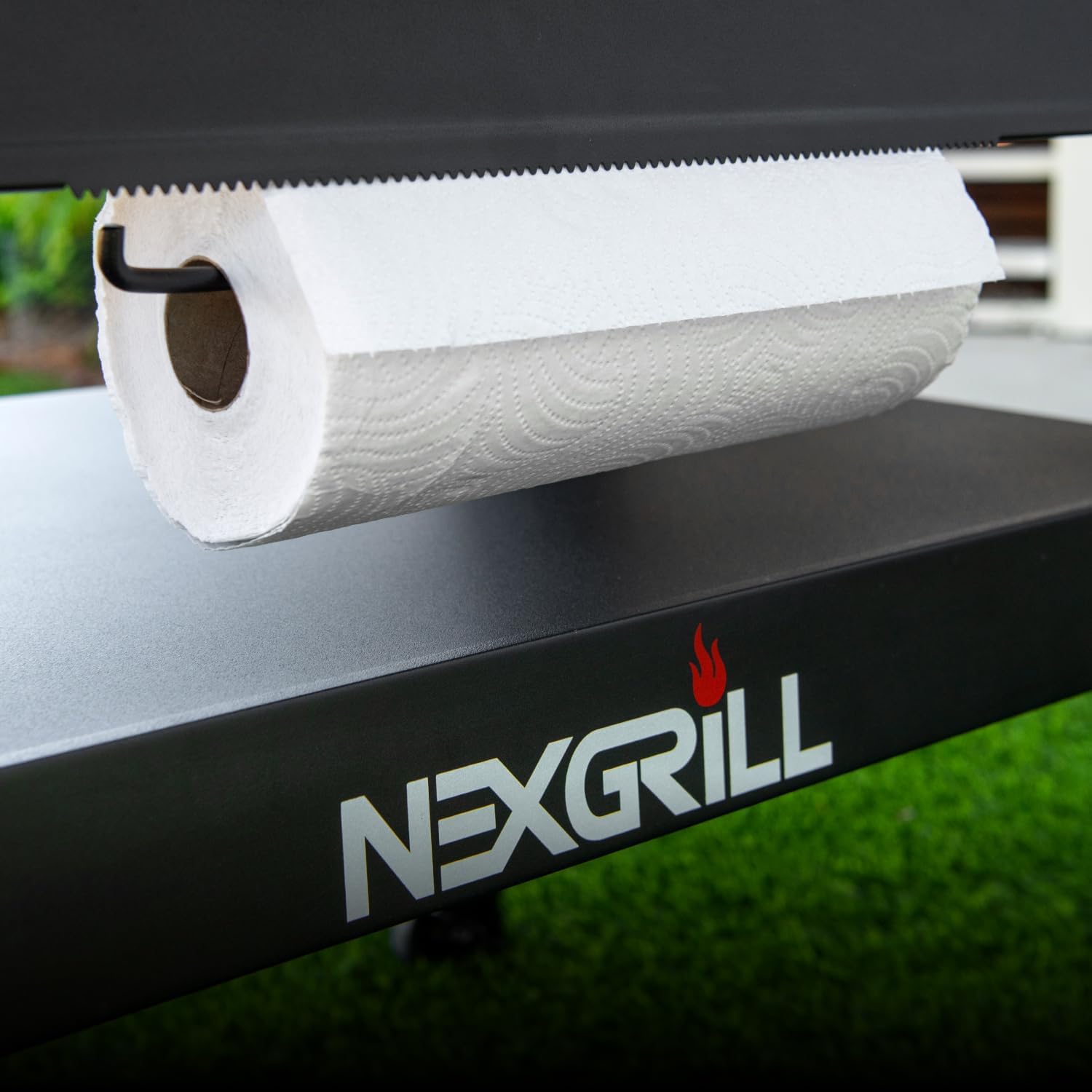 Nexgrill Daytona 4-Burner Propane Gas Griddle with Side Tables, 60000 BTU Flat Top Grill, 756 SQ In. Hot-Rolled Steel Cooking Space, Outdoor Cooking Barbeque, Black/Silver - 720-1058A