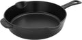 STAUB Cast Iron 8.5-inch Traditional Deep Skillet - Black