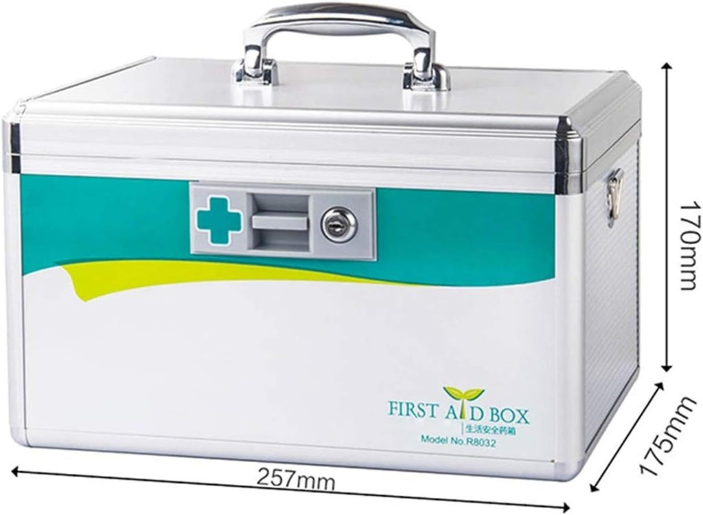 Medicine Storage Box Organizer Jewelry Travel Pill Case Family First Aid Portable Chest Cabinets Lock Multi-use Lockable Housewares for Food