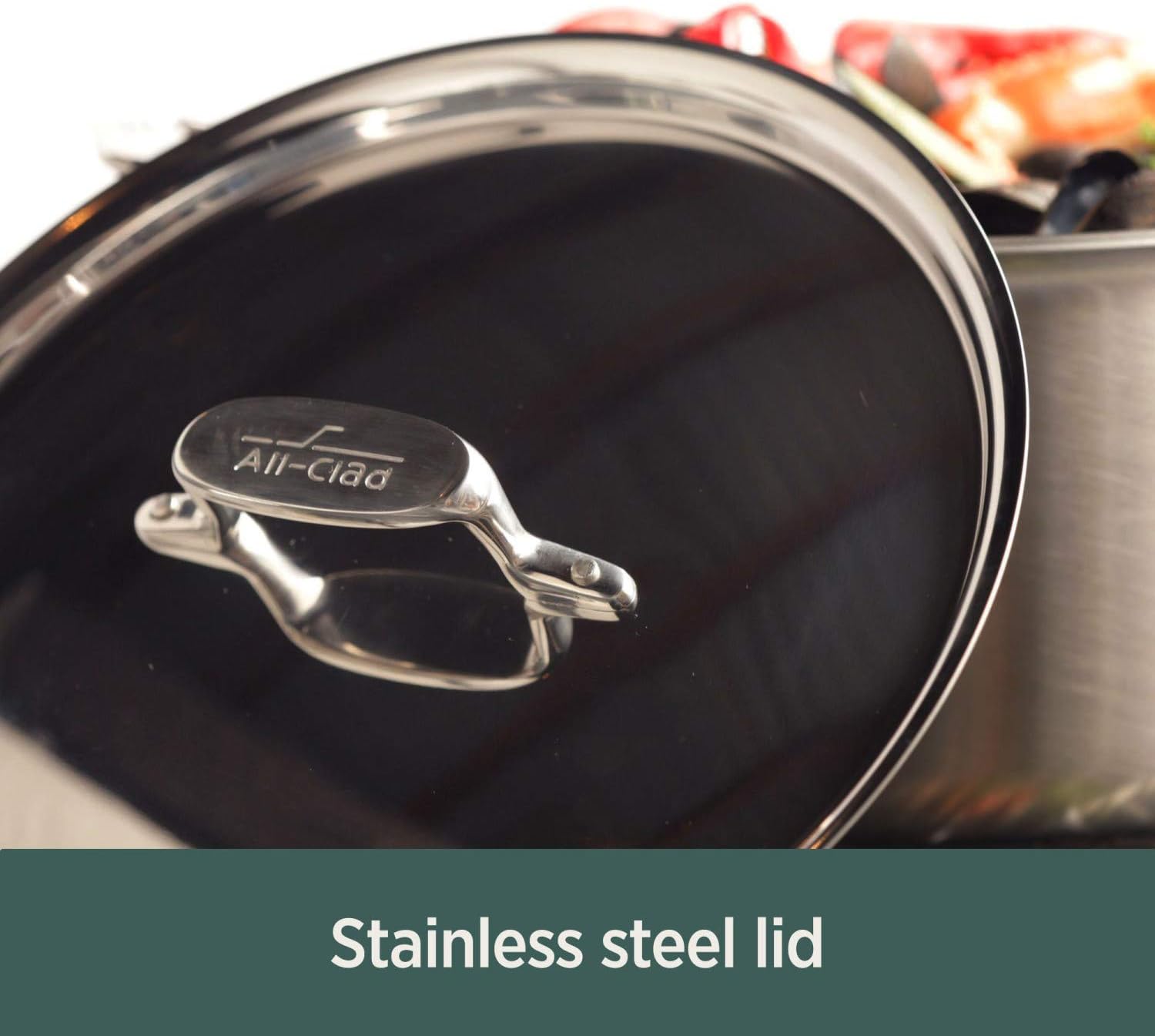 All-Clad D5 5-Ply Brushed Stainless Steel Fry Pan 10 Inch Induction Oven Broiler Safe 600F Pots and Pans, Cookware Silver