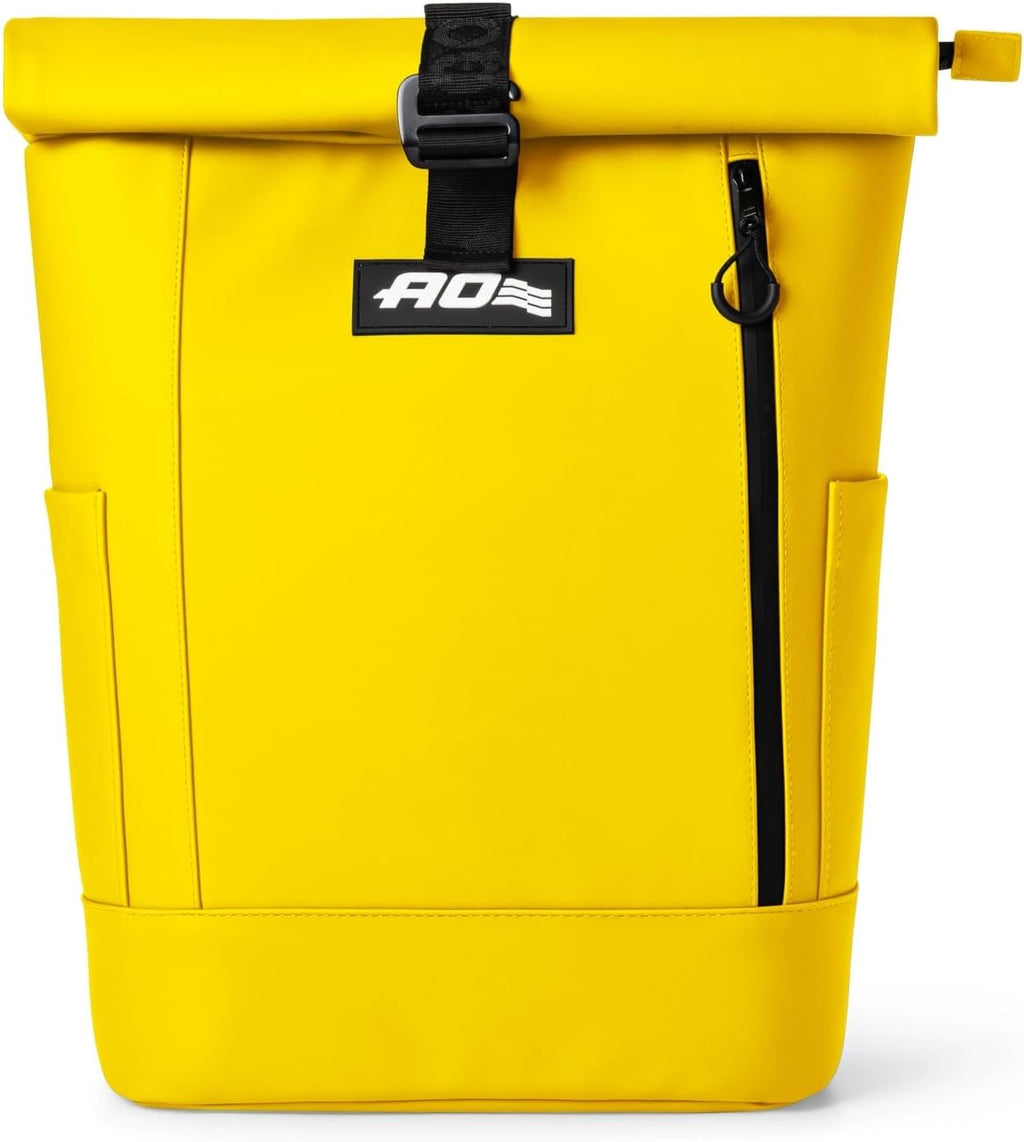 AO Coolers Nomad Backpack Cooler, Waterproof Roll-Top, Insulated, 18-Can