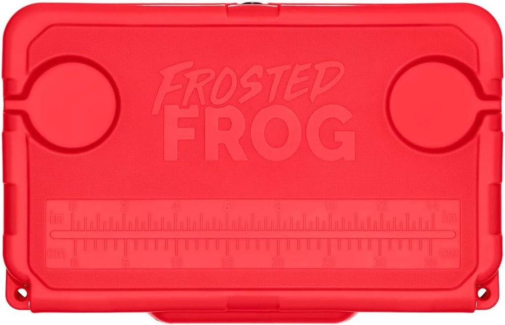 USA Made Frosted Frog 20 Quart Ice Chest Heavy Duty High Performance Roto-Molded Commercial Grade Insulated Cooler