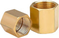 10Pcs 1/8' 1/4' 3/8' 1/2' 3/4' Female Thread Brass Pipe Fittings Hex Nut Rod Connector Coupling For Water Fuel Gas(G1-G1) Plumbing Fittings