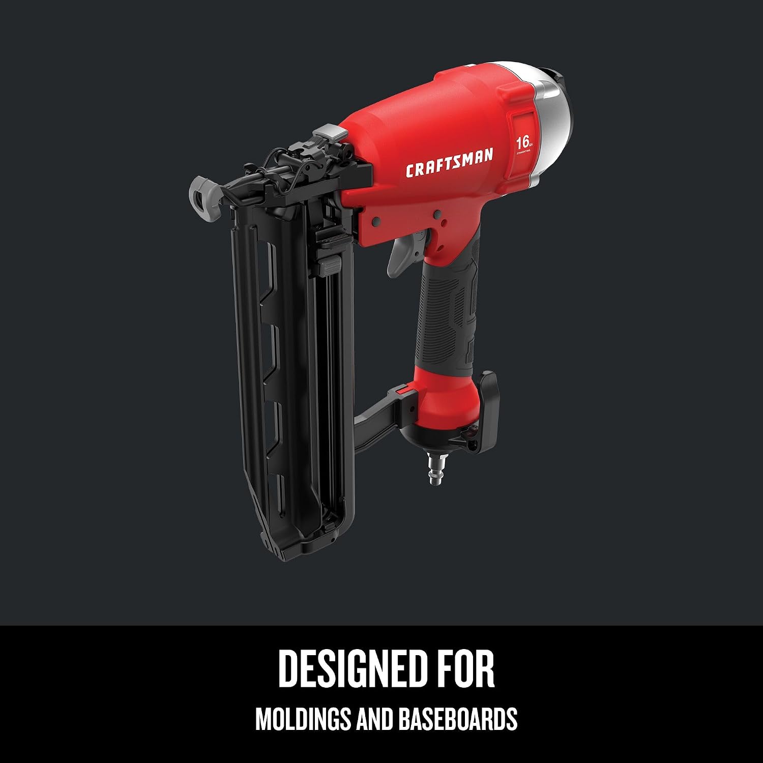 CRAFTSMAN Finish Nailer, 16GA, Oil Free Pump, Pneumatic (CMPFN16K)