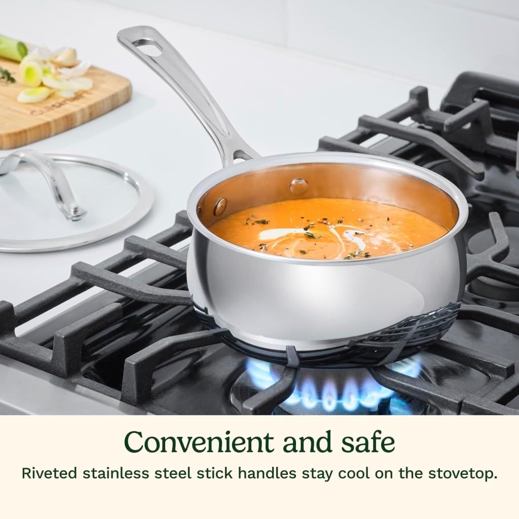 Cuisinart 12-Piece PureClad™ Triple-Ply Stainless Steel Cookware Set, PCT-12