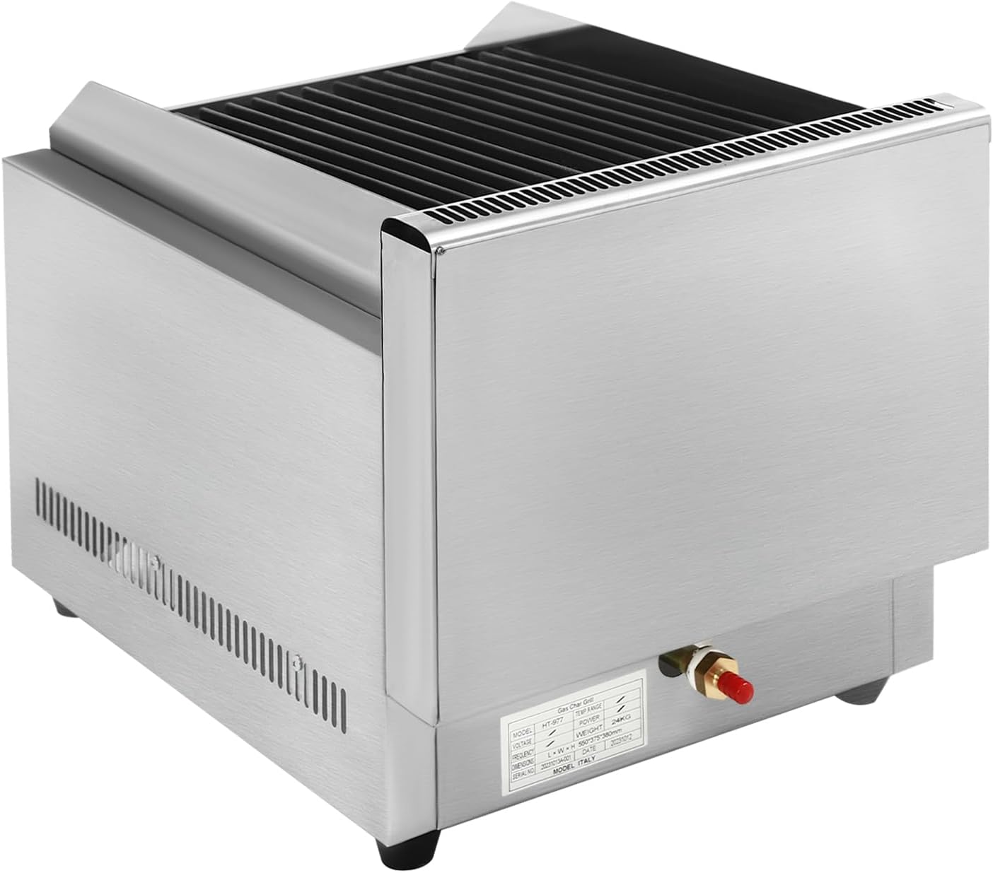 Commercial Gas Grill, Heavy Duty Countertop Gas Grill Stainless Steel Griddle Professional Propane Gas Grill for Outdoor Indoor Home Kitchen Restaurant Party BBQ Barbecue