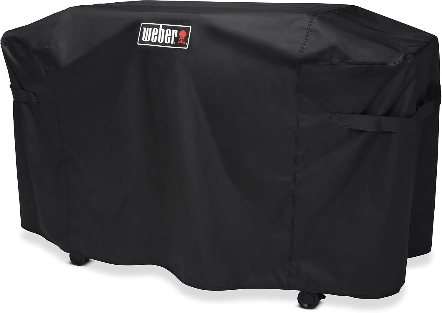 Weber 36' Premium Griddle Cover – Weather‑Resistant Polyester Cover with Fastening Straps, 4 Burner (Fits: Rust Resistant Griddle #1501006, Does NOT FIT: Slate 4 Burner 36')