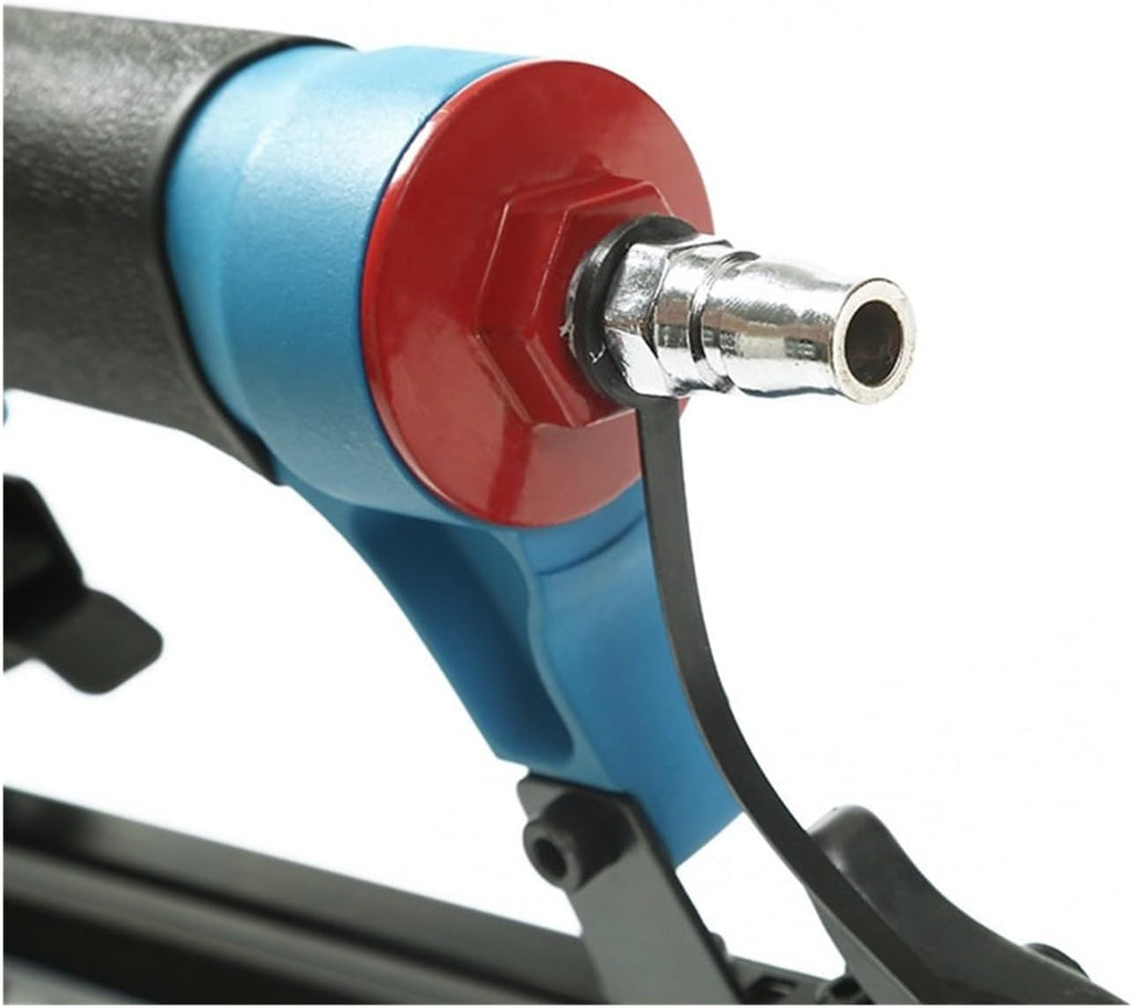 Oil-Free Pneumatic Staple Gun F50 Pneumatic Straight Nail Gun Pneumatic Brad Nailer Woodworking Tool Pressure 4-8Mpa Nail Length 10-50MM Capacity