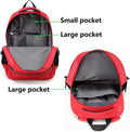 First Aid Bag Empty Red Emergency Medical Bag First Responder Trauma Multi-Pocket Traveling Field Trips Camping Essentials (Red,Pack of 5)