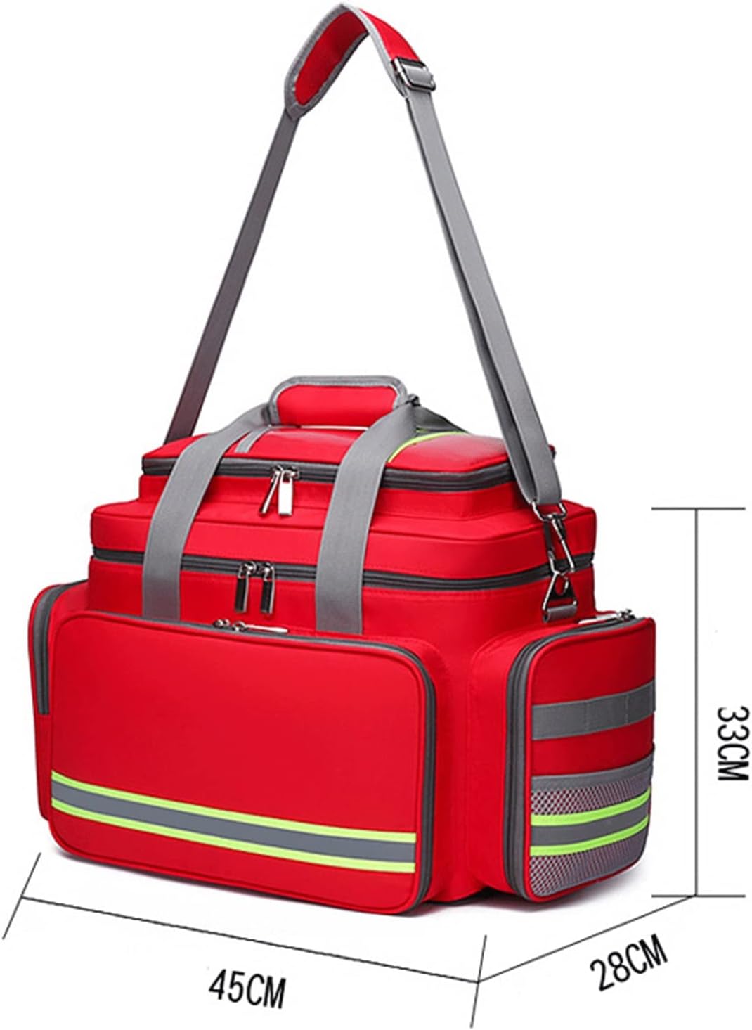 Empty First Aid Bag, Emergency Storage Portable Medicine Responder for Home Health Care, Travel