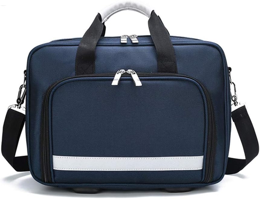 First Aid Kit Bag with Shoulder Strap, Emergency Survival Trauma Insulin Cold Storage with Labeled Compartments, Large-Capacity Outdoor Waterproof Rescue