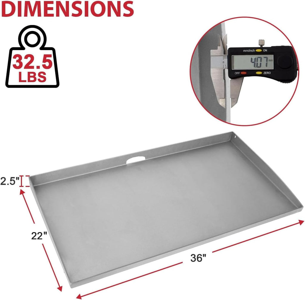 Griddle Top for Blackstone 36 Inch Griddle 4 Burner Gas Grill 1554 1825 1560 2149 2177, 36' Powder Coated Steel Flat Top Replacement Part