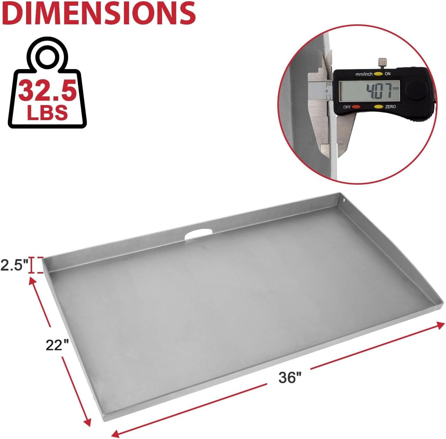 Griddle Top for Blackstone 36 Inch Griddle 4 Burner Gas Grill 1554 1825 1560 2149 2177, 36' Powder Coated Steel Flat Top Replacement Part