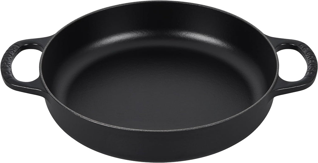 Le Creuset Signature Cast Iron Everyday Pan, 11', Licorice
