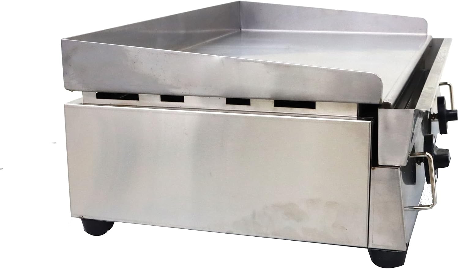 LPG Gas Griddle Countertop 28.94'x16.14' Flat Cooking Griddle Stainless Steel Hot Plate for BBQ Camping Teppanyaki 122-572F 2800Pa Commercial
