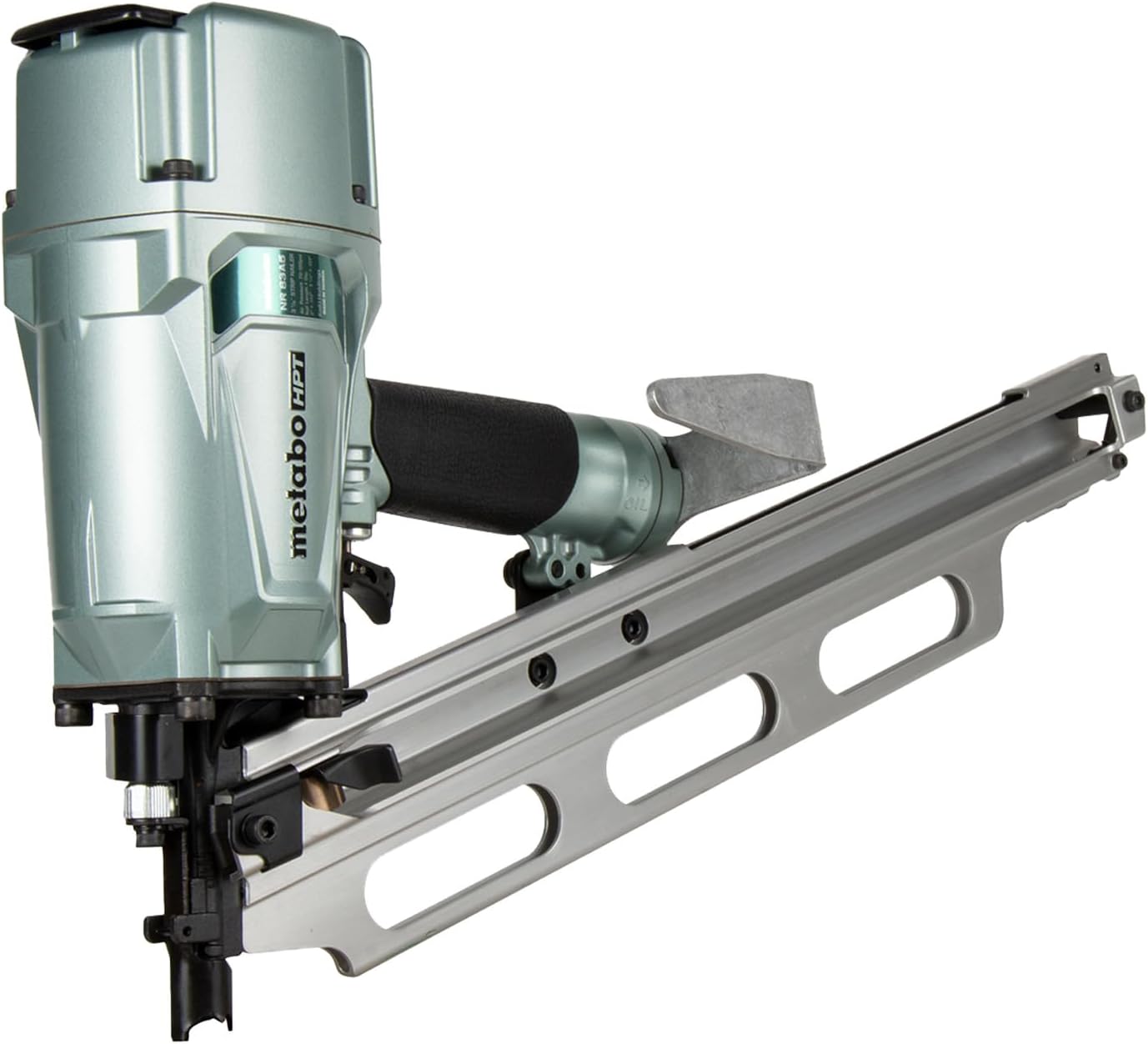 Metabo HPT Framing Nailer | High Grade Aluminum Magazine | Tool-less Depth Adjustment | Pneumatic | Framing Nails 2-Inch to 3-1/4-Inch | Rafter Hook | NR83A5(Y)
